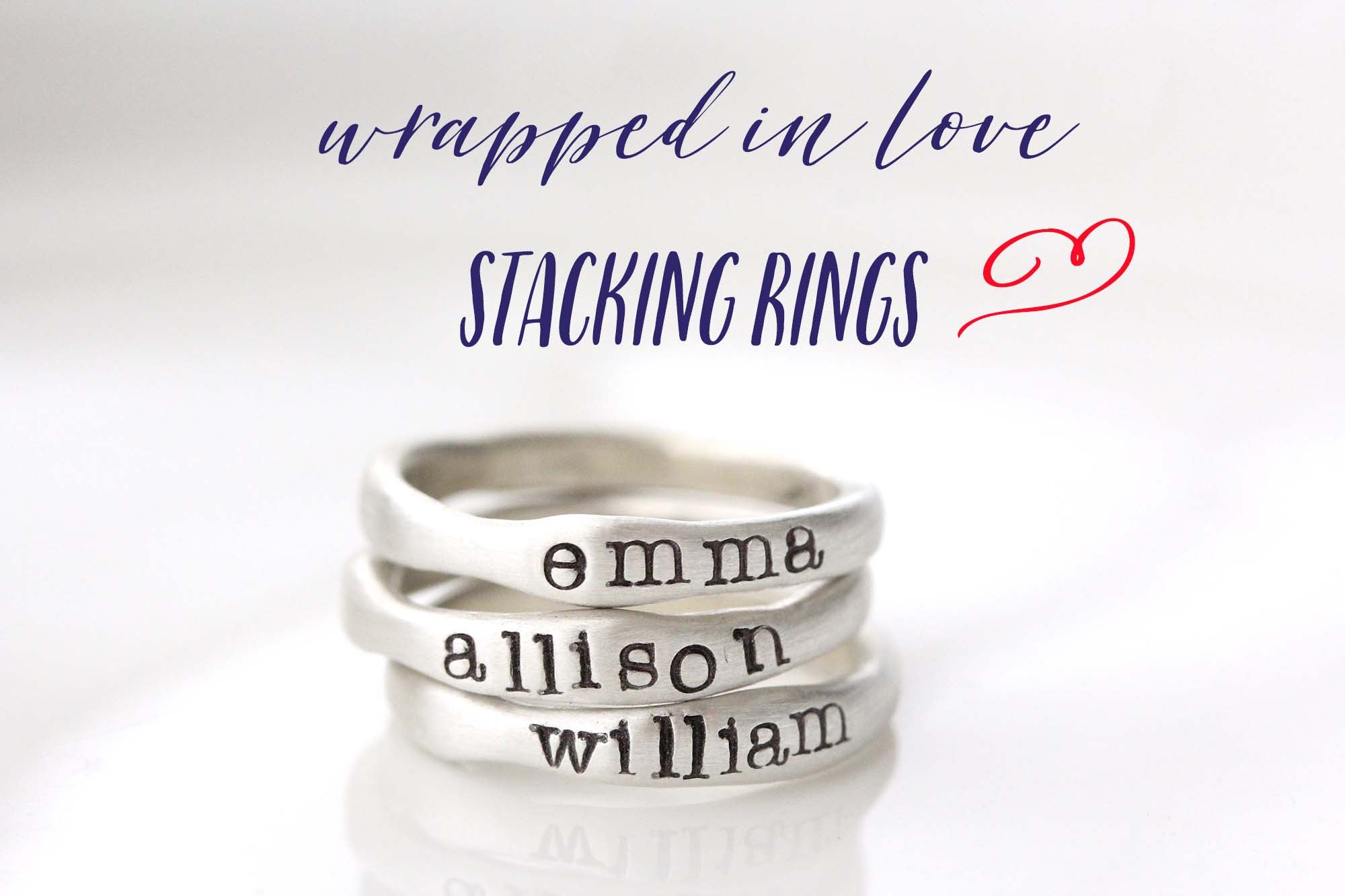 HOORAY.... stacking rings are here!