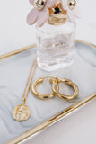 tube hoops { gold vermeil }