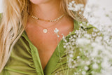sequin chain necklace