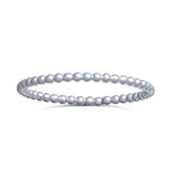 bead ring { silver + gold }