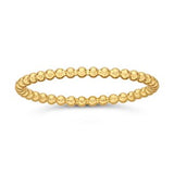 bead ring { silver + gold }