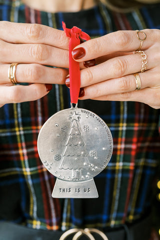 snow globe ornament