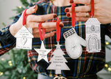 cozy home ornament { pewter }