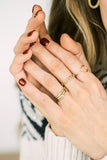 signet ring { silver + gold }