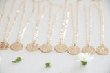 zodiac flora necklace { gold + silver }