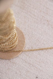 custom chain anklet { silver + gold }