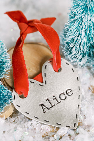 chubby heart ornament