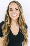 letter charm necklace { gold + silver}