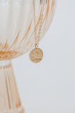 zodiac flora necklace { gold + silver }