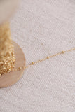 custom chain anklet { silver + gold }