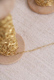custom chain anklet { silver + gold }