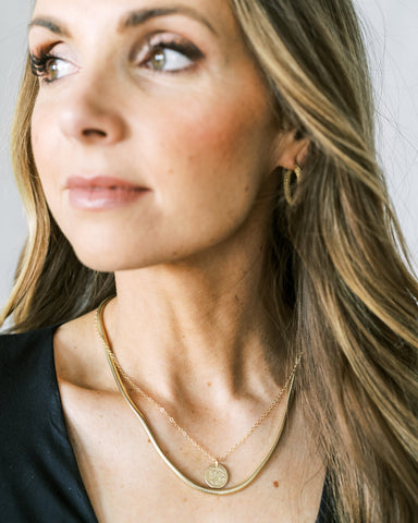 snake chain {gold plated }