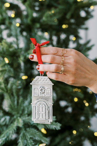 cozy home ornament { pewter }