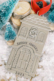cozy home ornament { pewter }