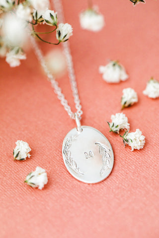 flora pendant necklace { gold + silver }