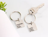 dad + grad keychain {pewter}