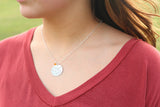 birth stat necklace {sterling silver}