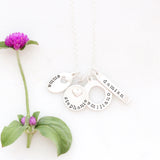 mixed charms necklace {sterling silver}