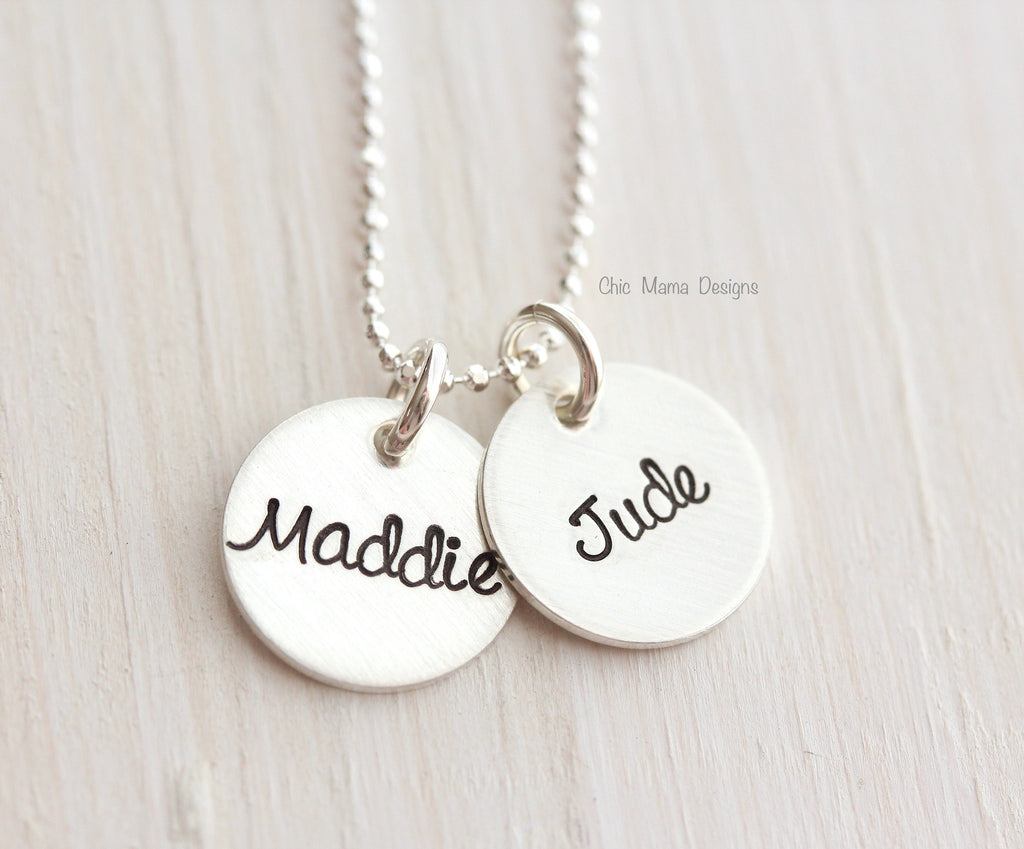 tiny hearts necklace {sterling silver}