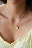 goddess necklace { silver + gold }