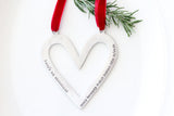 open heart ornament