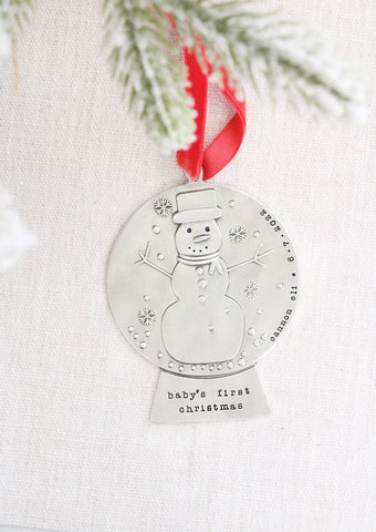 snowman ornament