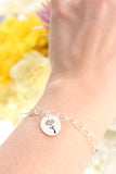 birthflower bracelet {sterling silver}