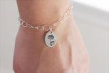 birthflower bracelet {sterling silver}