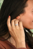 stacking name rings {sterling silver}
