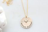 heart and center {sterling silver}