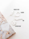 mixed charms necklace {sterling silver}