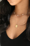goddess necklace { silver + gold }