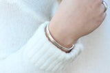 wrapped cuff (sterling silver}