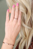 stacking birthstone ring {rose gold}