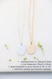 birth flower necklace