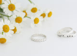 dot ring {sterling silver}