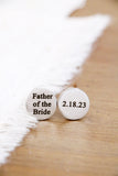 personalized cuff links { silver + gold }