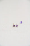 birthstone post earrings