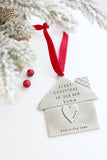 "home is where the heart is" ornament