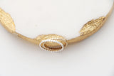 flat bead ring { silver + gold }