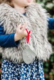 cozy mitten ornament