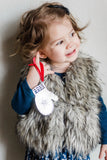 cozy mitten ornament