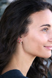 birthstone post earrings
