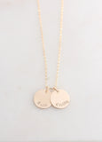 double name necklace {yellow gold}