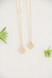 tiny blooms necklace {silver + gold}