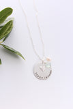 heart and center {sterling silver}