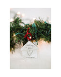 "home is where the heart is" ornament