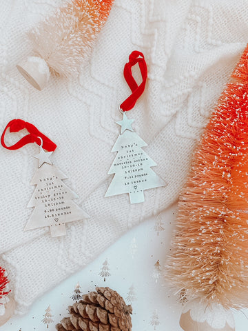 baby's first christmas ornament