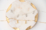 letter charm necklace { gold + silver}