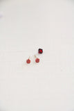 birthstone post earrings